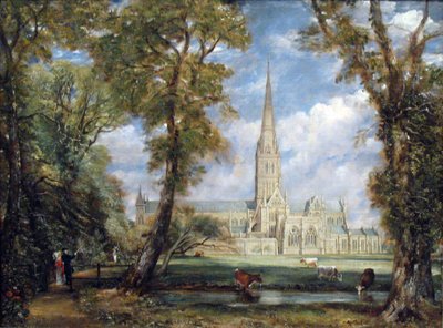 Catedral de Salisbury desde los terrenos del obispo de John Constable